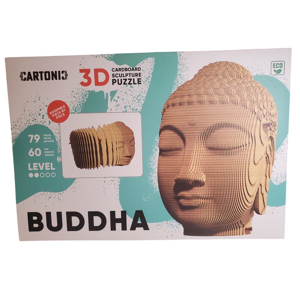3D Puzzle - Buddha Cardboard Puzzle - 79pcs